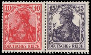 ALEMANIA REICH/SELLOS, 1915 - GERMANIA - CAT MICHEL W 12 - PAR - NUEVO - BISAGRA