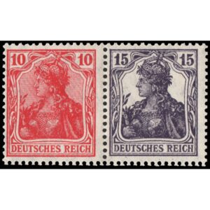 ALEMANIA REICH/SELLOS, 1915 - GERMANIA - CAT MICHEL W 12 - PAR - NUEVO - BISAGRA