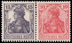 ALEMANIA REICH/SELLOS, 1915 - GERMANIA - CAT MICHEL W 13 - PAR - NUEVO - BISAGRA