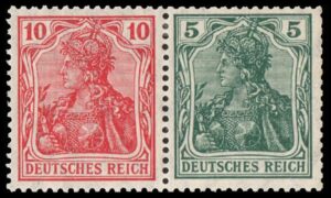 ALEMANIA REICH/SELLOS, 1905 - GERMANIA - CAT MICHEL W8af - PAR - NUEVO - BISAGRA