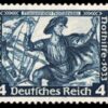 ALEMANIA REICH/SELLOS, 1933 - MUSICA - RICHARD WAGNER - CAT MICHEL W 48 - USAMMENDRUCKE - NUEVO - MINT