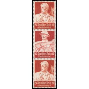 ALEMANIA REICH/SELLOS, 1934 - TRABAJOS Y PROFESIONES - CAT MICHEL S 228 - ZUSAMMENDRUCKE - NUEVO - MINT