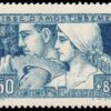 FRANCIA/SELLOS, 1928 - EL TRABAJO - CAISSE D'AMOTISSEMENT - YV 252 - 1 VALOR - BISAGRA
