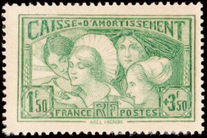 FRANCIA/SELLOS, 1931 - COFIAS DE LAS PROVINCIAS - CAISSE D'AMOTISSEMENT - YV 269 - 1 VALOR - BISAGRA
