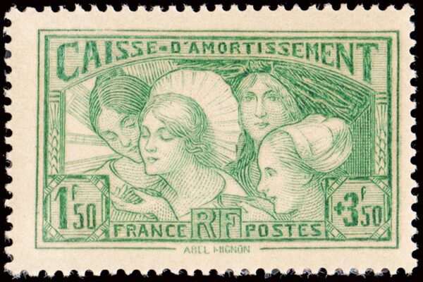 FRANCIA/SELLOS, 1931 - COFIAS DE LAS PROVINCIAS - CAISSE D'AMOTISSEMENT - YV 269 - 1 VALOR - BISAGRA