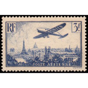 FRANCIA/SELLOS, 1936 - AVIONES - YV A 12 - 1 VALOR - NUEVO - MINT