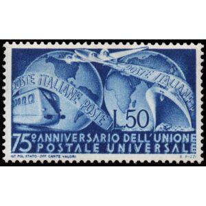 ITALIA/SELLOS, 1949 - UNION POSTAL UNIVERSAL (U.P.U.) - YV 538 - 1 VALOR - NUEVO - MINT