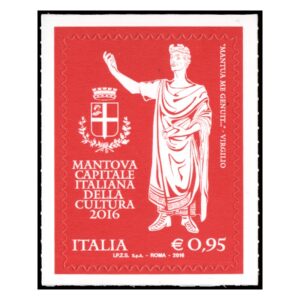 ITALIA/SELLOS, 2016 - MANTOVA CAPITAL DE LA CULTURA ITALIANA - YV 3704 - 1 VALOR - AUTOADHESIVO