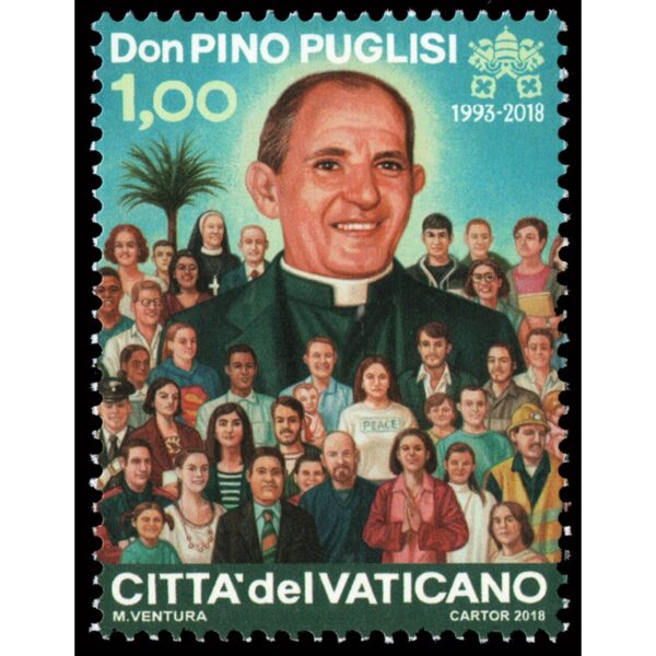 VATICANO/SELLOS, 2018 - DON PINO PUGLISI - YV 1778 - 1 VALOR - NUEVO