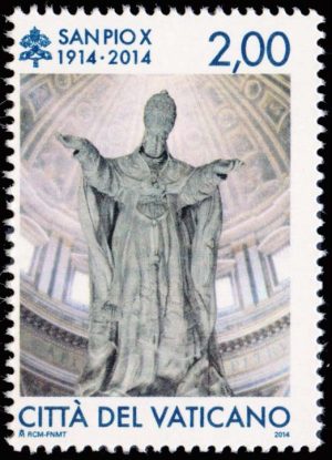 VATICANO/SELLOS, 2014 - PAPA PIO X -  YV 1668 - 1 VALOR - MINT