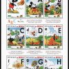 MALI/SELLOS, 1996 - DISNEY - ABECEDARIO - YV 933AF/933BH + BF 49C+ 49D - 3 HOJITAS + 2 BLOQUES - NUEVO