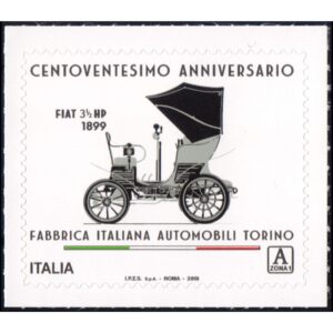 ITALIA/SELLOS, 2019 - AUTOMOVILES - "TORINO" - 1 VALOR - AUTOADHESIVO - NUEVO