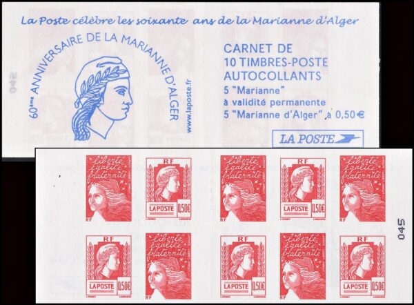 FRANCIA/SELLOS, 2004 - SELLOS ORDINARIOS - YV C 1512 - AUTOADHESIVO