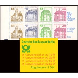 BERLIN/SELLOS, 1979 - CASTILLOS - SELLOS ORDINARIOS - YV C 575b - CARNET - NUEVO