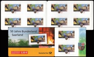 ALEMANIA/SELLOS, 2007 - SARRE - YV C 2410 - CARNET - AUTOADHESIVO