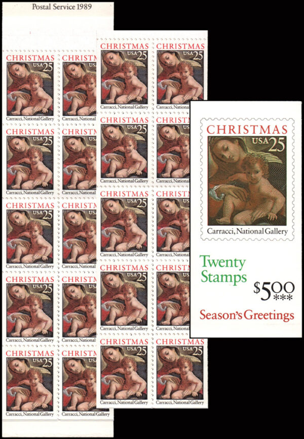 USA/STAMPS, 1989 - CHRISTAMAS - YC C 1879a - BOOKLET - MNH