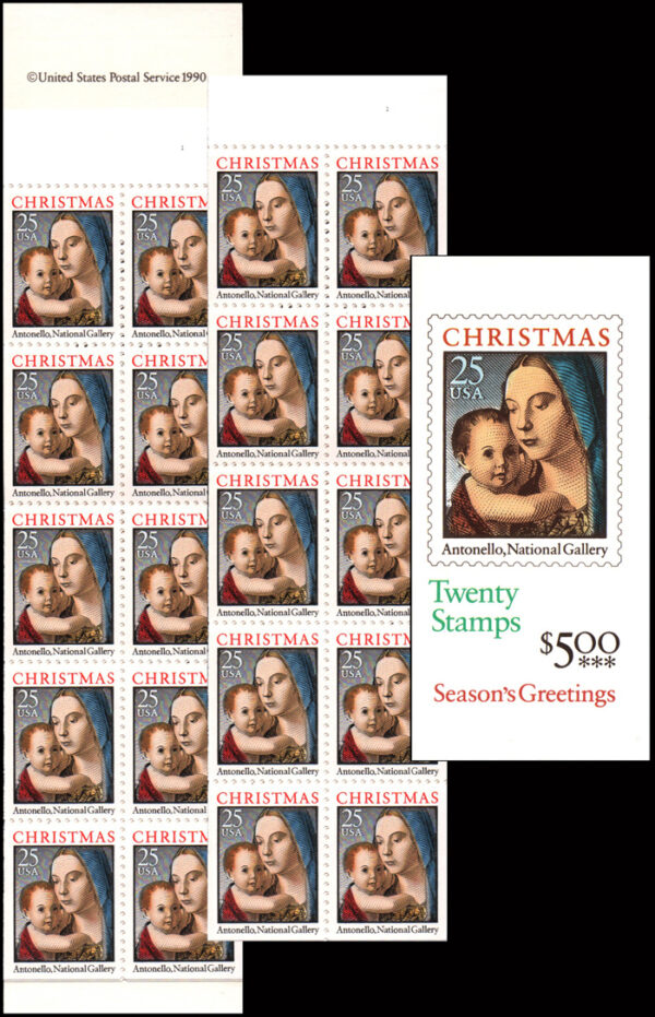 USA/STAMPS, 1990 - CHRISTAMAS - YC C 1924a - BOOKLET - MNH