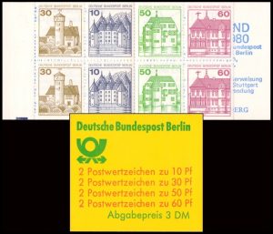 BERLIN/SELLOS, 1979 - CASTILLOS - SELLOS ORDINARIOS - YV C 575b - CARNET - NUEVO