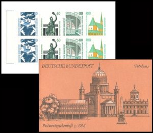 ALEMANIA/SELLOS, 1989 - CURIOSIDADES - ORDINARIOS - YV C 1238b I - CARNET - NUEVO