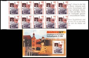 ALEMANIA/SELLOS, 2000 - CURIOSIDADES - ORDINARIOS - YV 1973b - CARNET - NUEVO