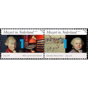 NETHERLANDS/STAMPS, 2016 - MUSIC - OPERA - YV 3405/06 - 2 VALUES - MNH