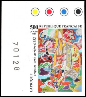 FRANCIA/SELLOS, 1989 - SERIE ARTISTICA - YV 2606a - 1 VALOR - SIN DENTAR - NUEVO