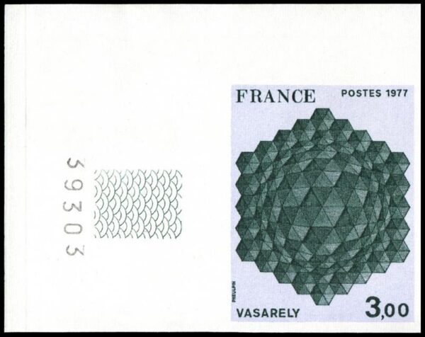 FRANCIA/SELLOS, 1977 - OBRAS DE ARTE - YV 1924a - 1 VALOR - SIN DENTAR - NUEVO