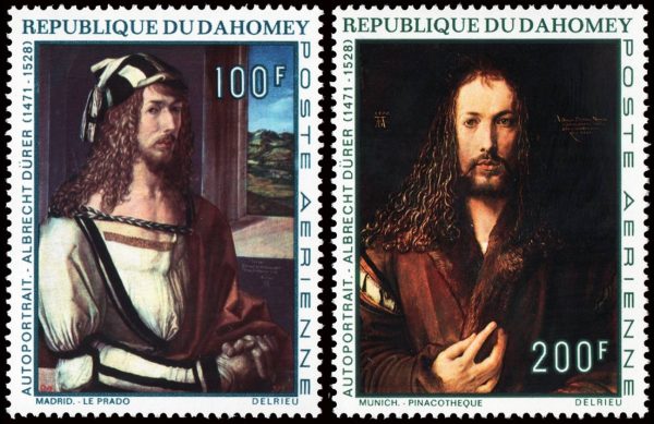 DAHOMEY/SELLOS, 1971 - PINTURAS - ALBRECHT DÜRER - YV A 143/44 - 2 VALORES - NUEVO