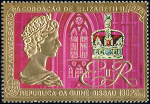 GUINEA BISSAU/SELLOS, 1978 - REALEZA - ELIZABETH II - MICHEL 491 - 1 VALOR - NUEVO