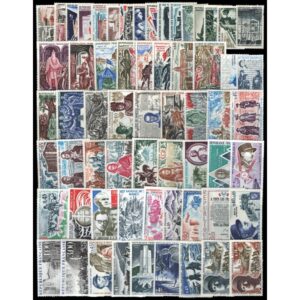 FRANCIA/SELLOS - HISTORIA DE FRANCIA - LOTE DE 70 ESTAMPILLAS - SERIES COMPLETAS - NUEVO MINT