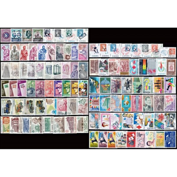 ESPAÑA/SELLOS - LOTE DE 100 SELLOS - SERIES COMPLETAS - NUEVO - MINT