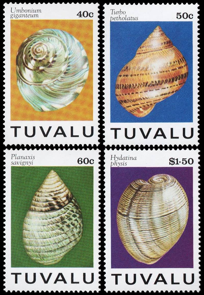 TUVALU/SELLOS, 1994 - FAUNA MARINA - YV 657/60 - 4 VALORES - NUEVO