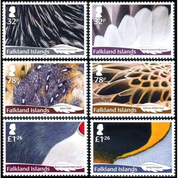 FALKLANDS/STAMPS, 2019 - BIRDS -- 6 VALUES - MNH