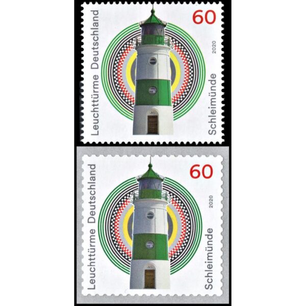 GERMANY/STAMPS, 2020 - LIGHTHOUSES  -2 VALUES - MNH