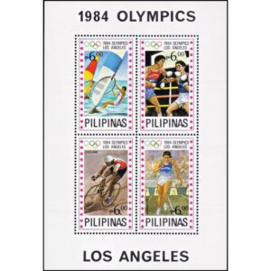 FILIPINAS/SELLOS, 1984 - DEPORTES - YV BF 20 - BLOQUE - NUEVO