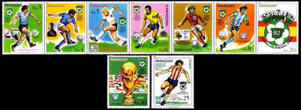 PARAGUAYSELLOS, 1980 - FUTBOL - CAMPEONATO ESPAÑA 82 -