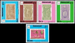 PARAGUAY/SELLOS, 1990 - JUEGOS OLIMPICOS 1896 - BARCELONA 1992 - YV 2490/94 - 5 VALORES - NUEVO
