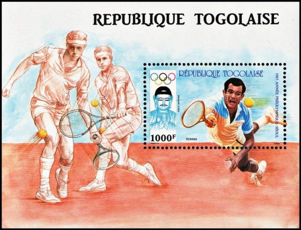 TOGO/SELLOS, 1987 - JUEGOS OLIMPICOS SEUL 88 - YV BF 263 - BLOQUE - NUEVO