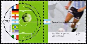 ARGENTINA/SELLOS, 2002 - FUTBOL - CAMPEONATO MUNDIAL COREA JAPON - CAT G.J. HB 143 - BLOQUE - NUEVO