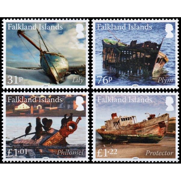 FALKLANDS/STAMPS, 2019 - SHIPS - YV 1308/11 - 4 VALUES - MNH