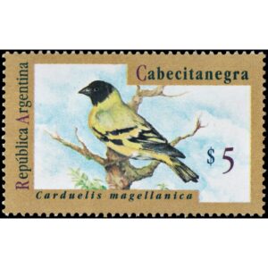 ARGENTINA/SELLOS, 1995 - AVES ARGENTINAS - CABEZITA NEGRA - SELLO ORDINARIO - CAT GJ 2730c - 1 VALOR - NUEVO