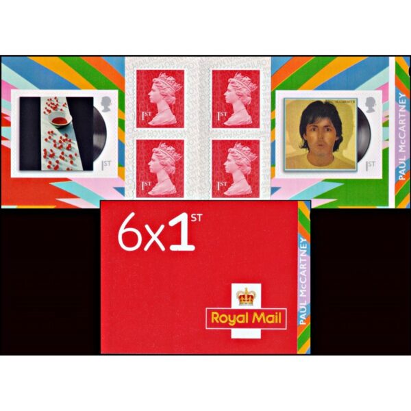 GREAT BRITAIN/SELLOS, 2021 - MUSIC - PAUL McCARTNEY  - YV C 5193 - BOOKLET - SELF-ADHESIVE STAMPS