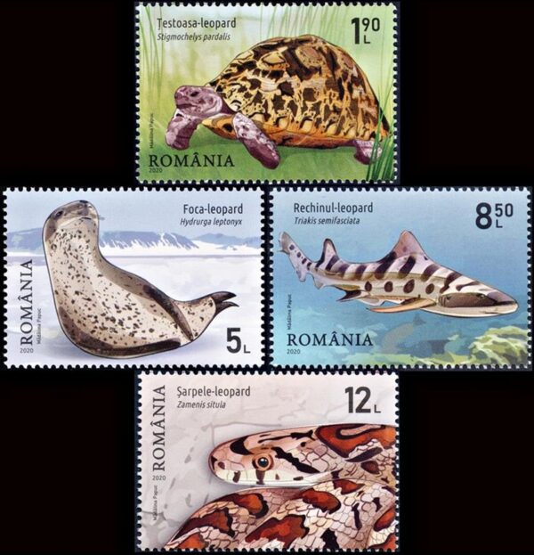 RUMANIA/SELLOS, 2020 - FAUNA - YV 6587/90 -  4 VALORES - NUEVO