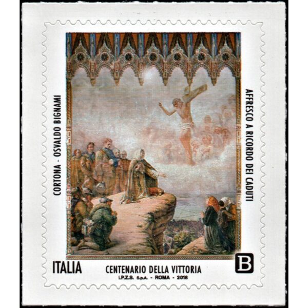 ITALY/STAMPS, 2018 - RELIGION - PAINTINGS - YV 3834 - SELF ADHESIVE STAMPS