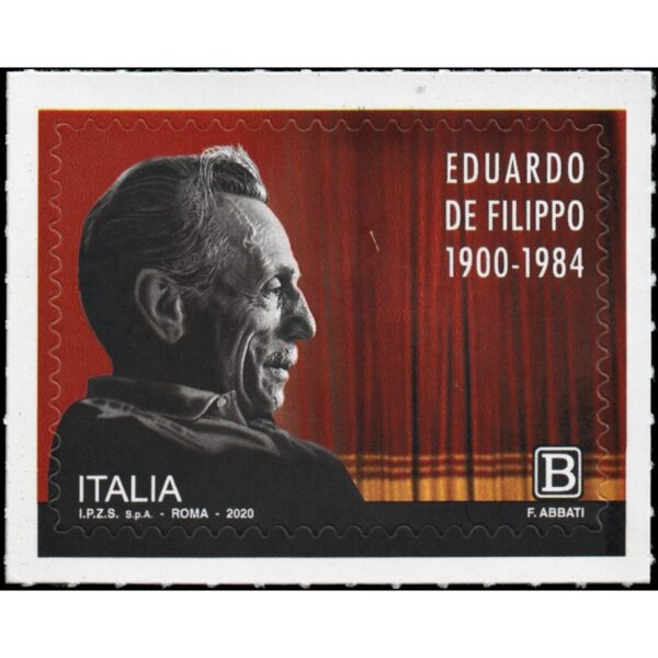 ITALY/STAMPS, 2020 - EDUARDO DE FILIPPO  - TEATRO - YSELF ADHESIVE STAMPS