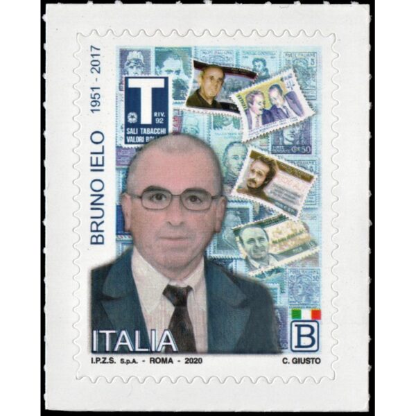 ITALY/STAMPS, 2020 - PERSONALITIES - BRUNO IELO - YV 3954 - SELF ADHESIVE STAMPS