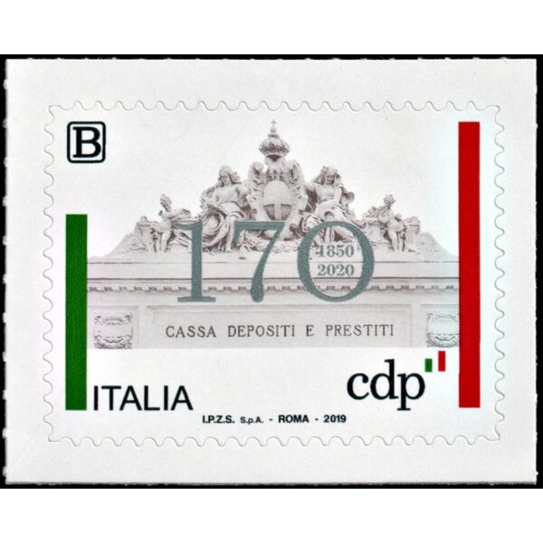 ITALY/STAMPS, 2019 - BANKS - CASSA DEPOSITI E PRESTITI - SELF ADHESIVE STAMPS