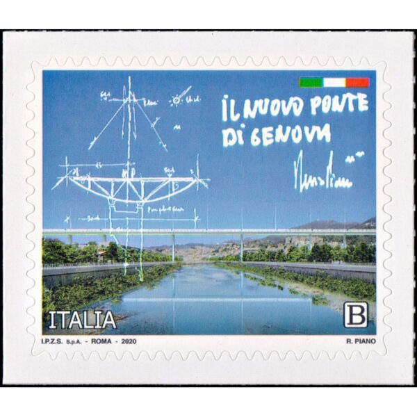 ITALY/STAMPS 2020 - BRIDGES -  SELF ADHESIVE STAMPS