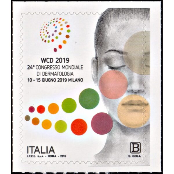 ITALY/STAMPSS, 2019 - HEALTH - DERMATOLOGY - SELF ADHESIVE STAMPS