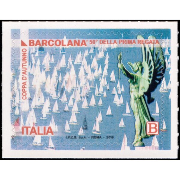 ITALY/STAMPS, 2018 - SAILING BARCOLONE - SPORTS - YV 3828 - SELF ADHESIVE STAMPS